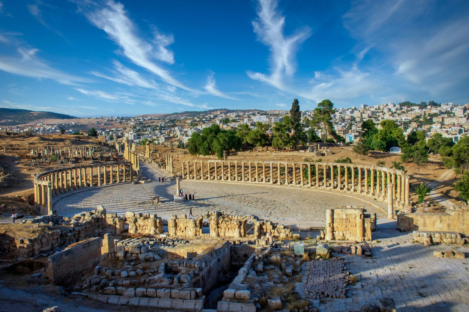 Visit the Roman  city of Jerash